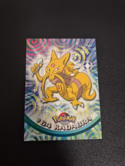 Kadabra #64 Green Back Topps Vintage Pokemon Card - Image 1