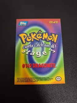 Dragonite #149 E12 of 12 Topps Vintage Pokemon Card - Image 2