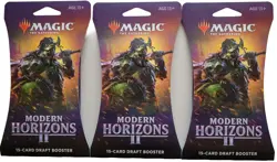 3 (three) x Modern Horizons 2 Booster Blister Draft MTG Magic esper saga ragavan - Image 1