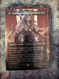 Sephiroth, Fabled SOLDIER (0382) (Borderless) Final Fantasy Foil - Image 1