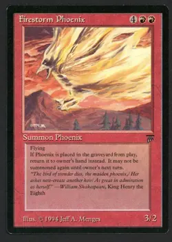 ***English Firestorm Phoenix*** MTG Legends Magic Kid Icarus - Image 1