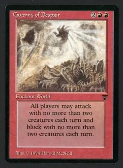 ***English Caverns of Despair*** MTG Legends Magic Kid Icarus - Image 1