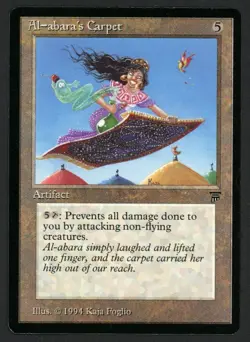 ***English Al-abara's Carpet*** MTG Legends Magic Kid Icarus - Image 1