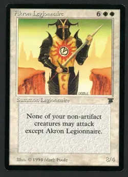 ***English Akron Legionnaire*** MTG Legends Magic Kid Icarus - Image 1