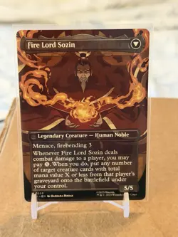 MTG The Rise of Sozin Avatar: The Last Airbender Regular Borderless Mythic NM - Image 2