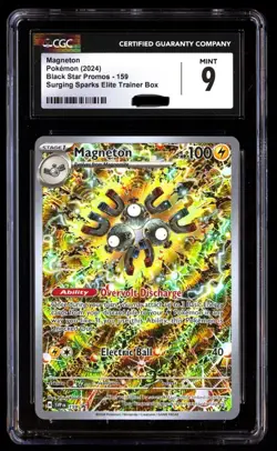 2024 Pokemon Black Star Promos Magneton #159 CGC 9 - Image 1
