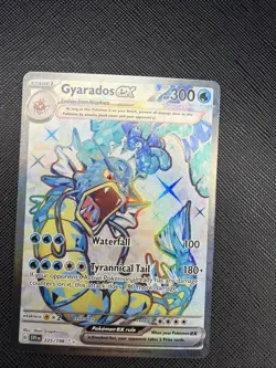 Pokemon TCG Scarlet & Violet Gyarados EX 225/198 Ultra Rare Full Art Base Set - Image 1