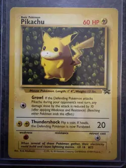1999 Pokemon Wizards Black Star Promos Pikachu #1 - Image 1