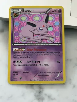 Pokemon TCG Espeon Black & White BW92 Black Star Promo Holo Card - Image 1