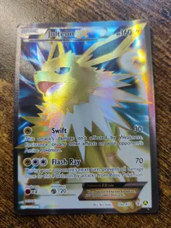 Pokemon TCG Jolteon EX 28a/83 Generations Ultra Rare Holo Full Art NM+ - Image 1