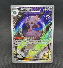 Pokemon TCG - Mismagius - Paldea Evolved 212/193 Illustration Rare Full Art Holo - Image 1