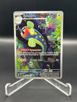 2025 Pokemon TCG Scarlet & Violet Black Bolt 114/086 Eelektrik Illustration Rare - Image 1