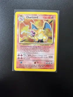 Pokemon Base Set Charizard 4/102 Unlimited Holo - Near Mint Condition - Image 2