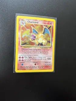 Pokemon Base Set Charizard 4/102 Unlimited Holo - Near Mint Condition - Image 3