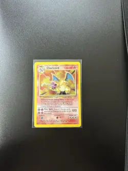 Pokemon Base Set Charizard 4/102 Unlimited Holo - Near Mint Condition - Image 4