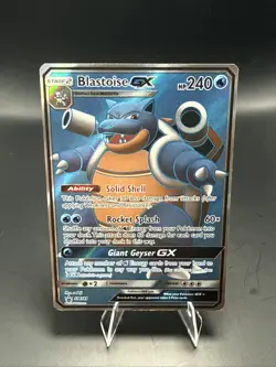 Pokemon TCG Pokemon Blastoise GX Promo Holo SM189 - Image 1