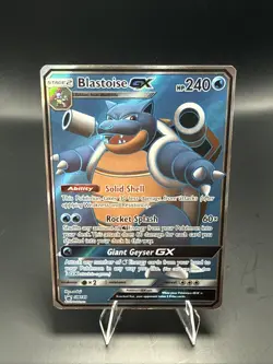 Pokemon TCG Pokemon Blastoise GX Promo Holo SM189 - Image 2