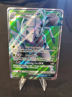 Pokemon TCG Golisopod GX (Full Art) Ultra Rare SM - Burning Shadows 129/147 - Image 1