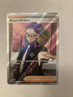 Boss’s Orders 256/217 Ultra Rare Full Art Pokemon TCG Ascended Heroes NM - Image 1