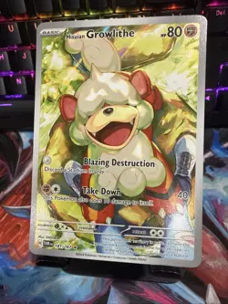 Hisuian Growlithe #181/167 (NM) | Twilight Masquerade | Pokemon TCG - Image 1