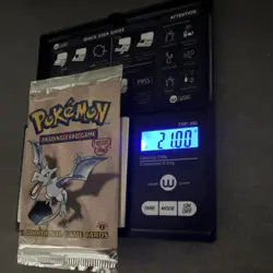 HeavyU Pokemon TCG Fossil 1st Edition Booster Pack Aerodactyl Art Sealed - Image 2