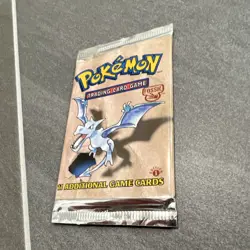 HeavyU Pokemon TCG Fossil 1st Edition Booster Pack Aerodactyl Art Sealed - Image 4