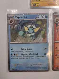 Pokemon Black Star Promo - Flareon Vaporeon Jolteon SVP 167 168 169 Cosmos Holo - Image 3