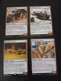 Lot Of 14 Magic The Gathering Mtg Vehicle Artifact Cards Commen, Uncommon,rare 3 - Image 2