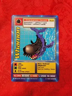 Bandai Digimon Trading Card Series 2 Whamon Bo-58 - Image 1