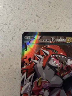 Pokemon TCG Team Magma's Groudon EX Holo Rare Card 15/34 Double Crisis - Image 5