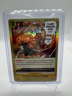 One Piece Card Game The Three Brothers ST13-017 Flame Dragon King Foil English - Image 1