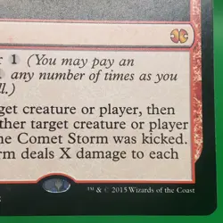 MTG Comet Storm – Modern Masters: 2015 Edition Card # 111 - Image 3