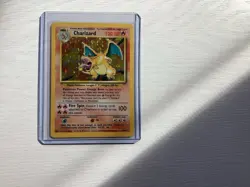 Pokemon TCG Charizard Holo Unlimited Rare Card 4/102 Wizards WOTC 1999 Base Set - Image 1