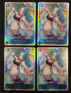One Piece EB04-025 Nefeltari Vivi SR 4 Cards Lot The Azure Sea’s Seven Eng - Image 1