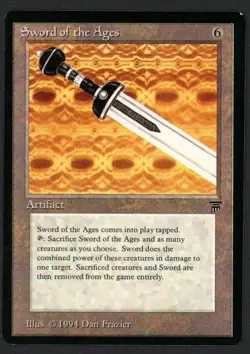***English Sword of the Ages*** MTG Legends Magic Kid Icarus - Image 1
