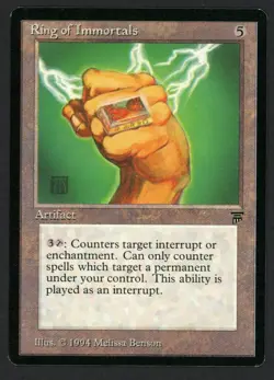 ***English Ring of Immortals*** MTG Legends Magic Kid Icarus - Image 1