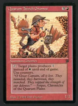 ***English Quarum Trench Gnomes*** MTG Legends Magic Kid Icarus - Image 1
