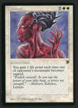 ***English Lifeblood*** MTG Legends Magic Kid Icarus - Image 1