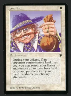 ***English Land Tax*** MTG Legends Magic Kid Icarus - Image 1