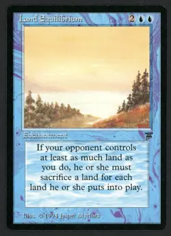 ***English Land Equilibrium*** MTG Legends Magic Kid Icarus - Image 1
