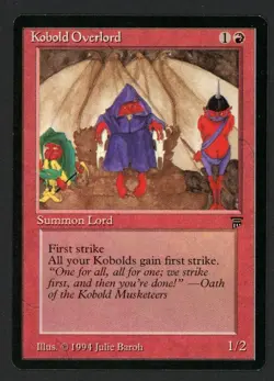 ***English Kobold Overlord*** MTG Legends Magic Kid Icarus - Image 1
