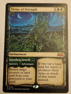 Virtue of Strength (Showcase) Wilds of Eldraine Regular - Image 1