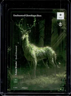 2025 Wonders of the First Existence Enchanted Glowhorn Ibex Token Power #P-025 - Image 1