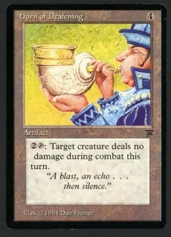 ***English Horn of Deafening*** MTG Legends Magic Kid Icarus - Image 1