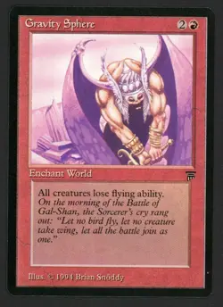 ***English Gravity Sphere*** MTG Legends Magic Kid Icarus - Image 1