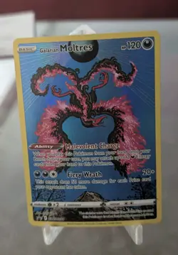 Pokemon TCG - Galarian Moltres - SWSH284 - Black Star Promo Crown Zenith - Image 1