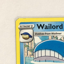 Pokemon Card Silver Tempest Miscut Error Wailord 038/195 Near Mint - Image 2