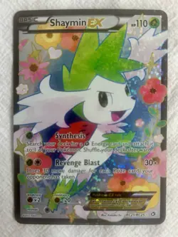 Pokemon Shaymin EX Full Art Holo 106/108 Roaring Skies Ultra Rare Card - Image 1
