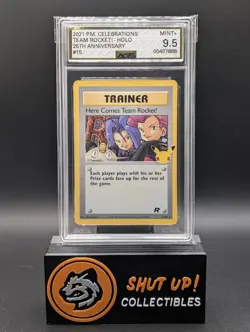 Here Comes Team Rocket! Pokemon Celebrations: Classic Collection Holo AGS 9.5 - Image 1