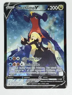Pokemon TCG Garchomp V Holo Ultra Rare Card Astral Radiance TG23/TG30 - Image 1